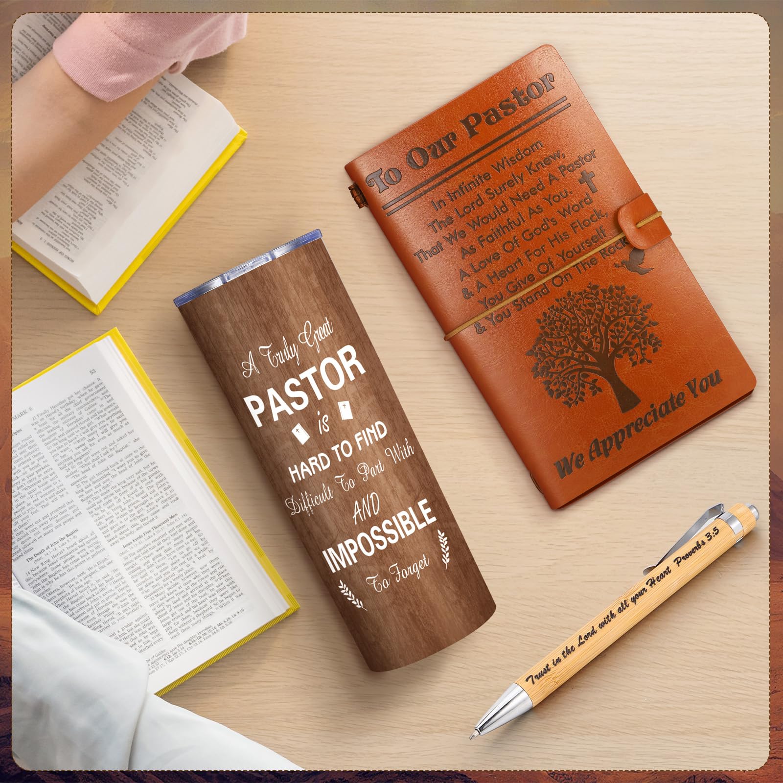 Foto 5 pulgar | Set De Regalo Skylety Pastor Appreciation Pastor Con Diario Recargable - Venta Internacional.