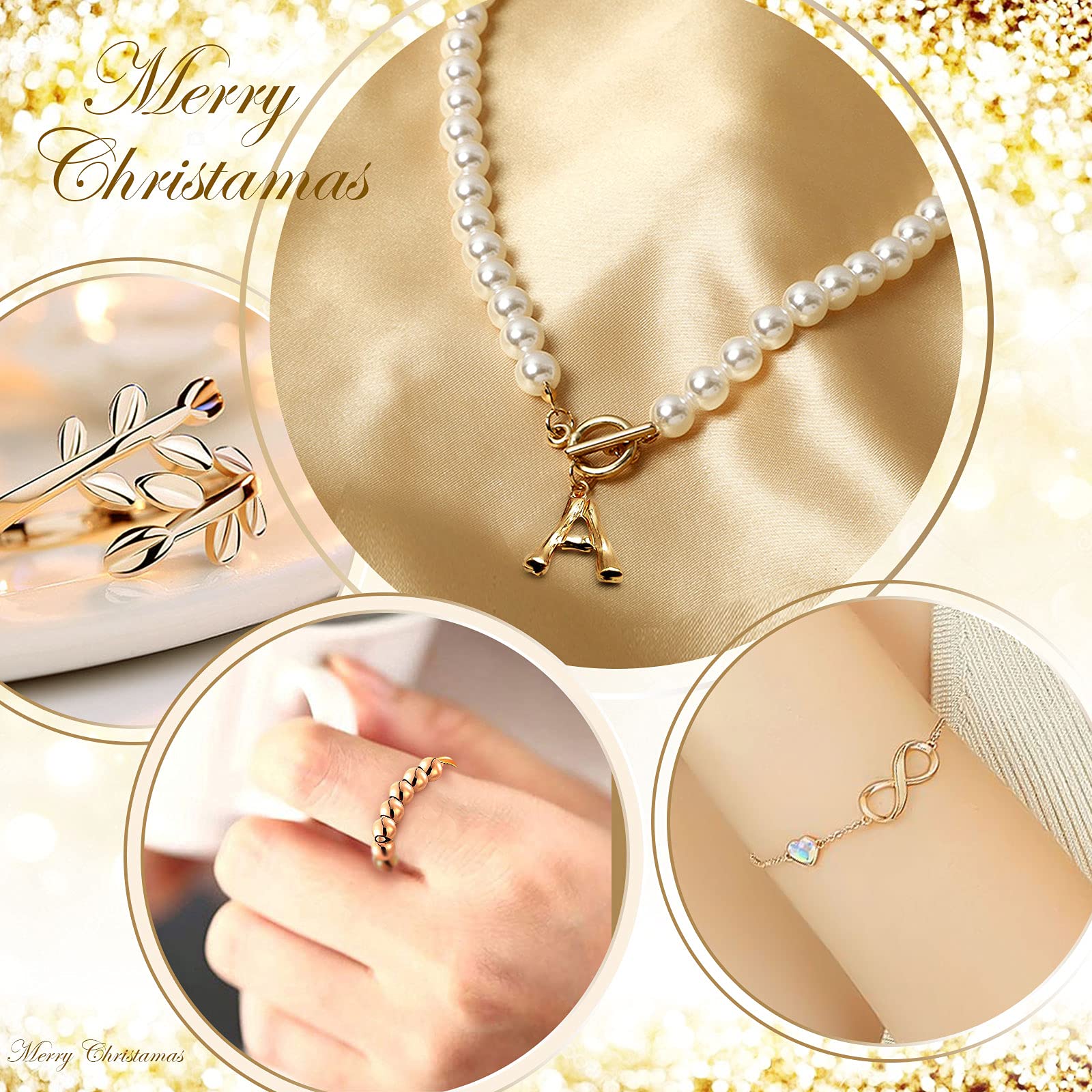 Foto 2 | Calendario De Adviento Mjartoria 2024 Para Mujer Con Joyas De Oro - Venta Internacional.