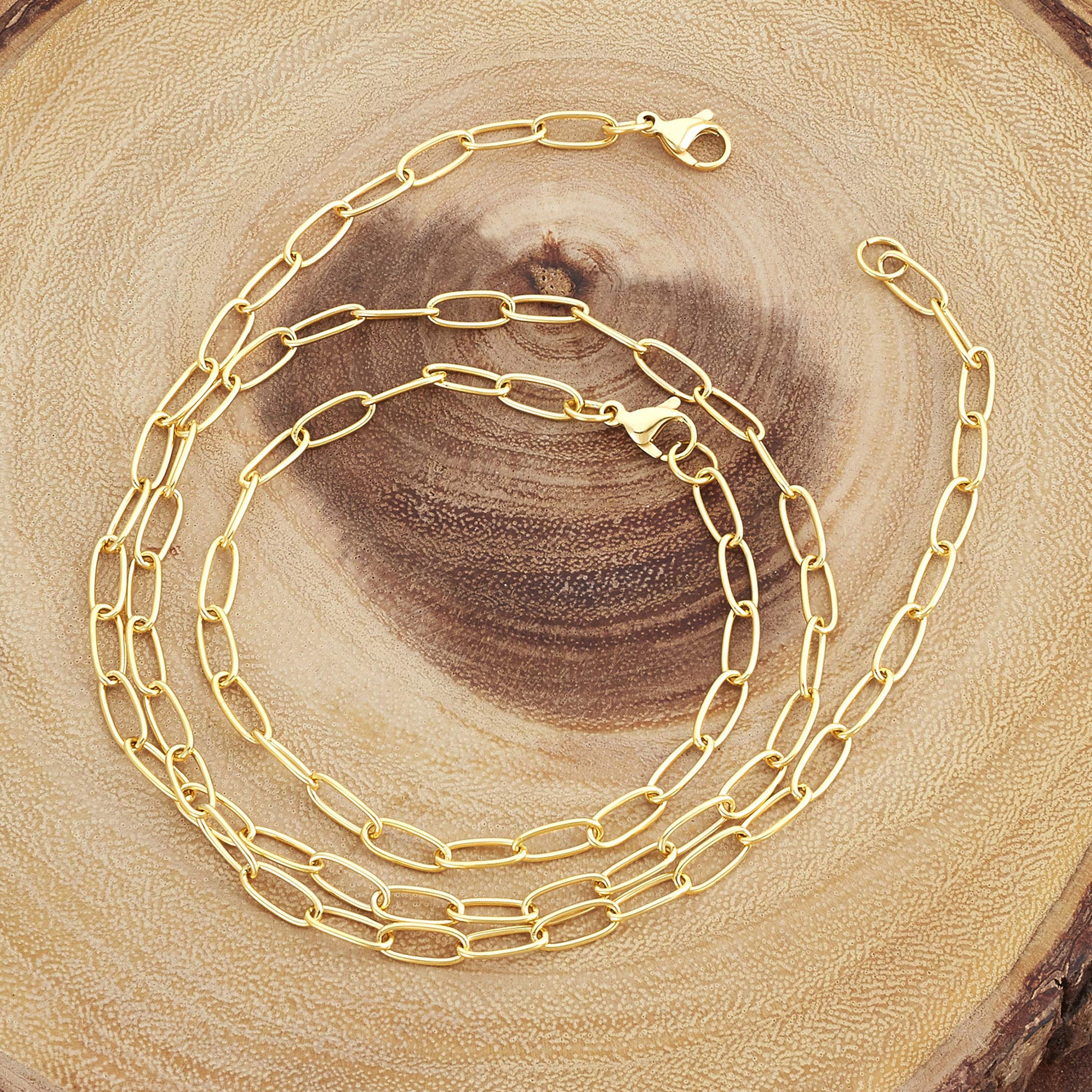Foto 5 pulgar | Conjunto De Joyas West Coast Paperclip, Collar Y Pulsera - Venta Internacional.