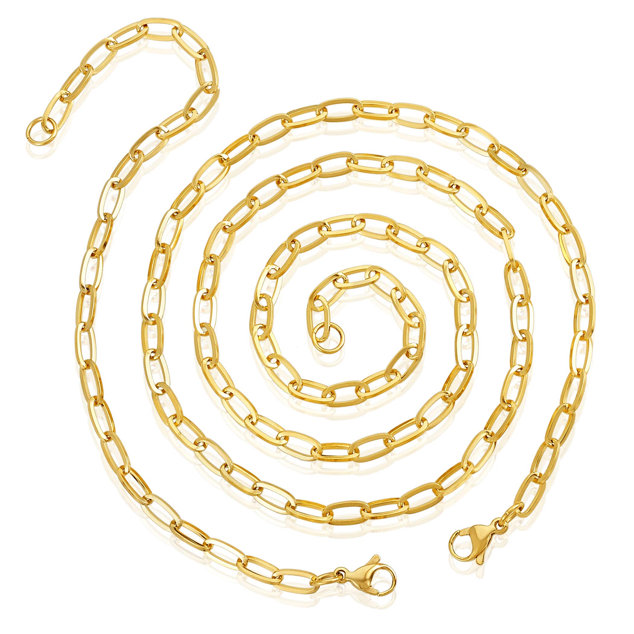 Foto 2 pulgar | Conjunto De Joyas West Coast Paperclip, Collar Y Pulsera - Venta Internacional.