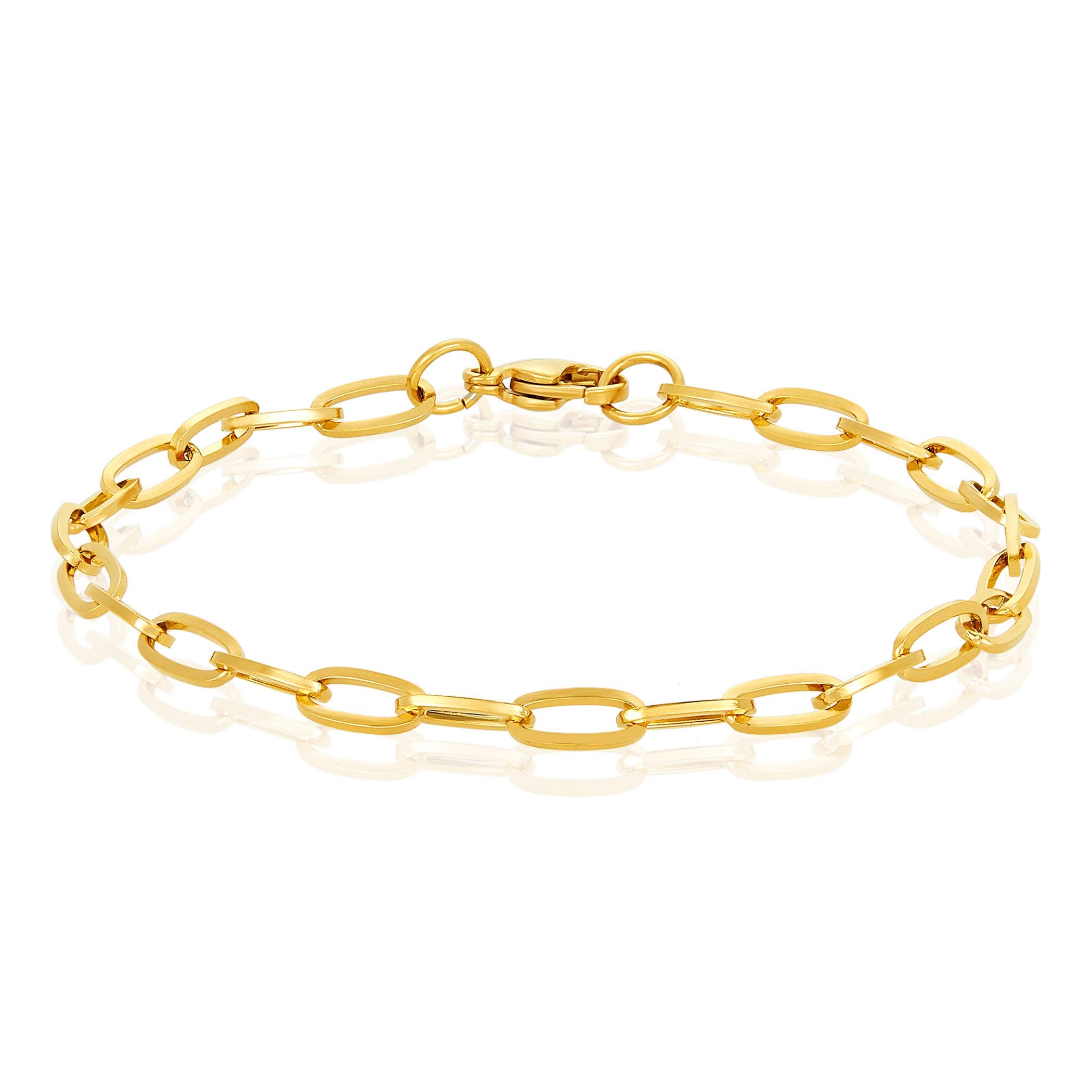 Foto 2 | Conjunto De Joyas West Coast Paperclip, Collar Y Pulsera - Venta Internacional.