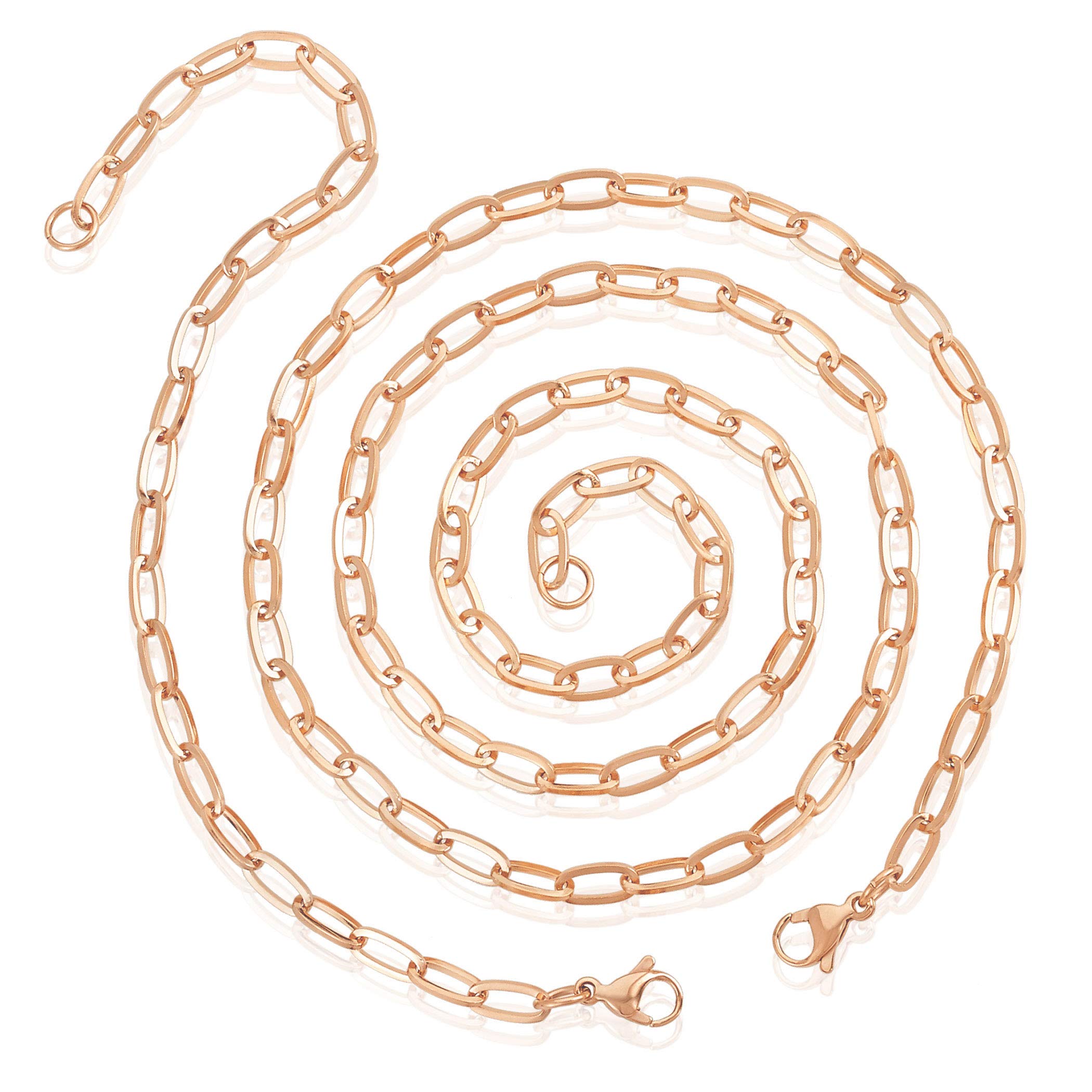 Foto 2 pulgar | Conjunto De Joyas West Coast Paperclip, Collar Y Pulsera - Venta Internacional.