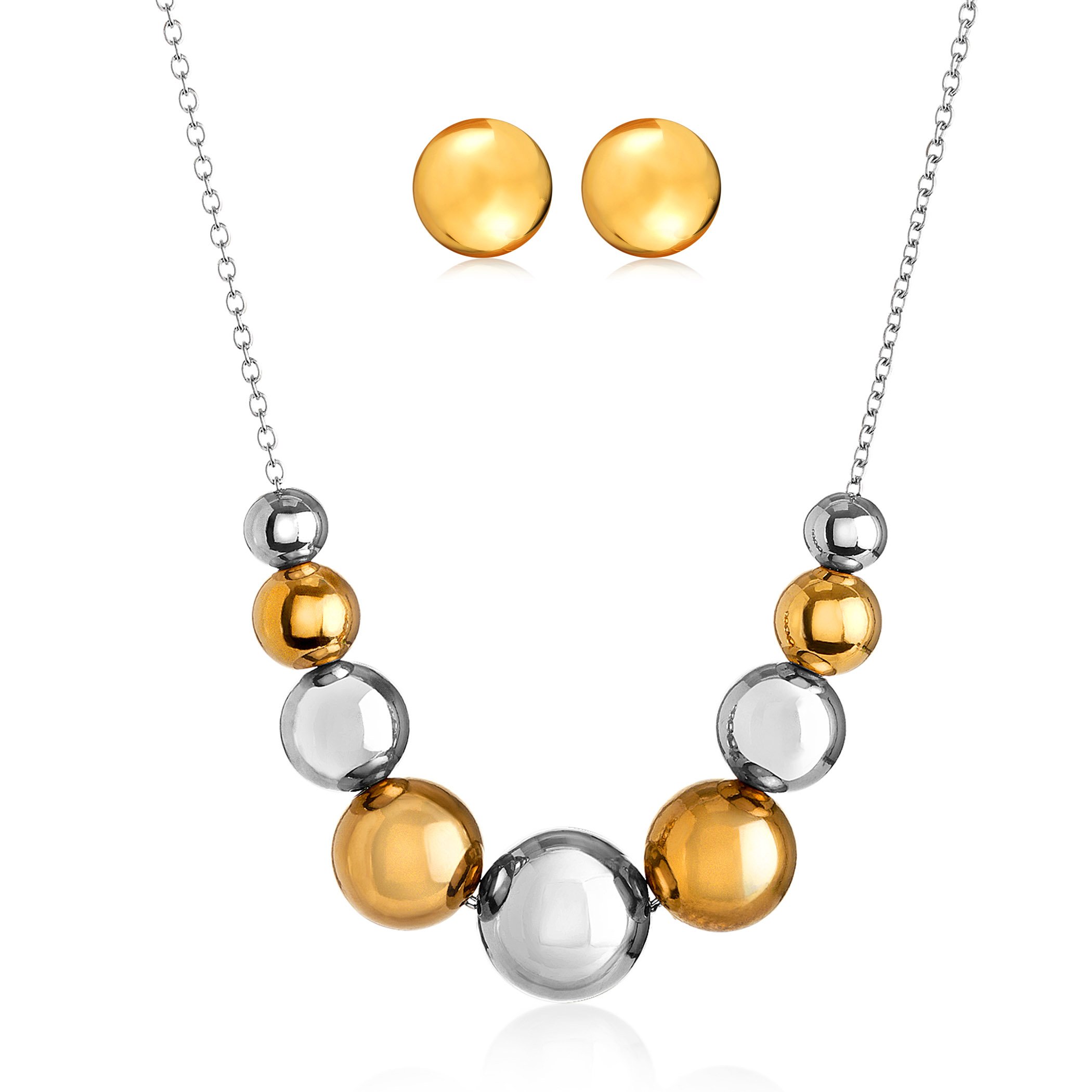 Foto 1 | Conjunto De Joyas West Coast Elya De Dos Tonos - Venta Internacional.