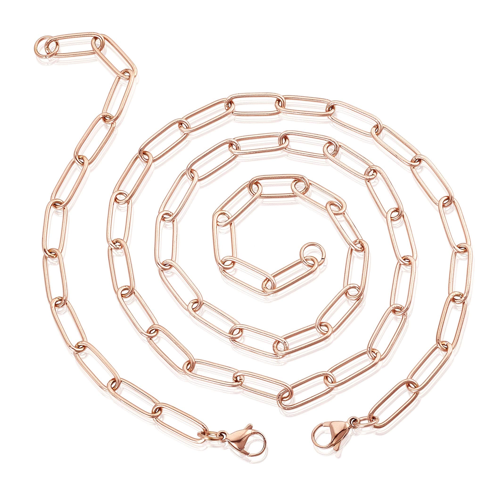 Conjunto De Joyas West Coast Paperclip, Collar Y Pulsera - Venta Internacional. $862