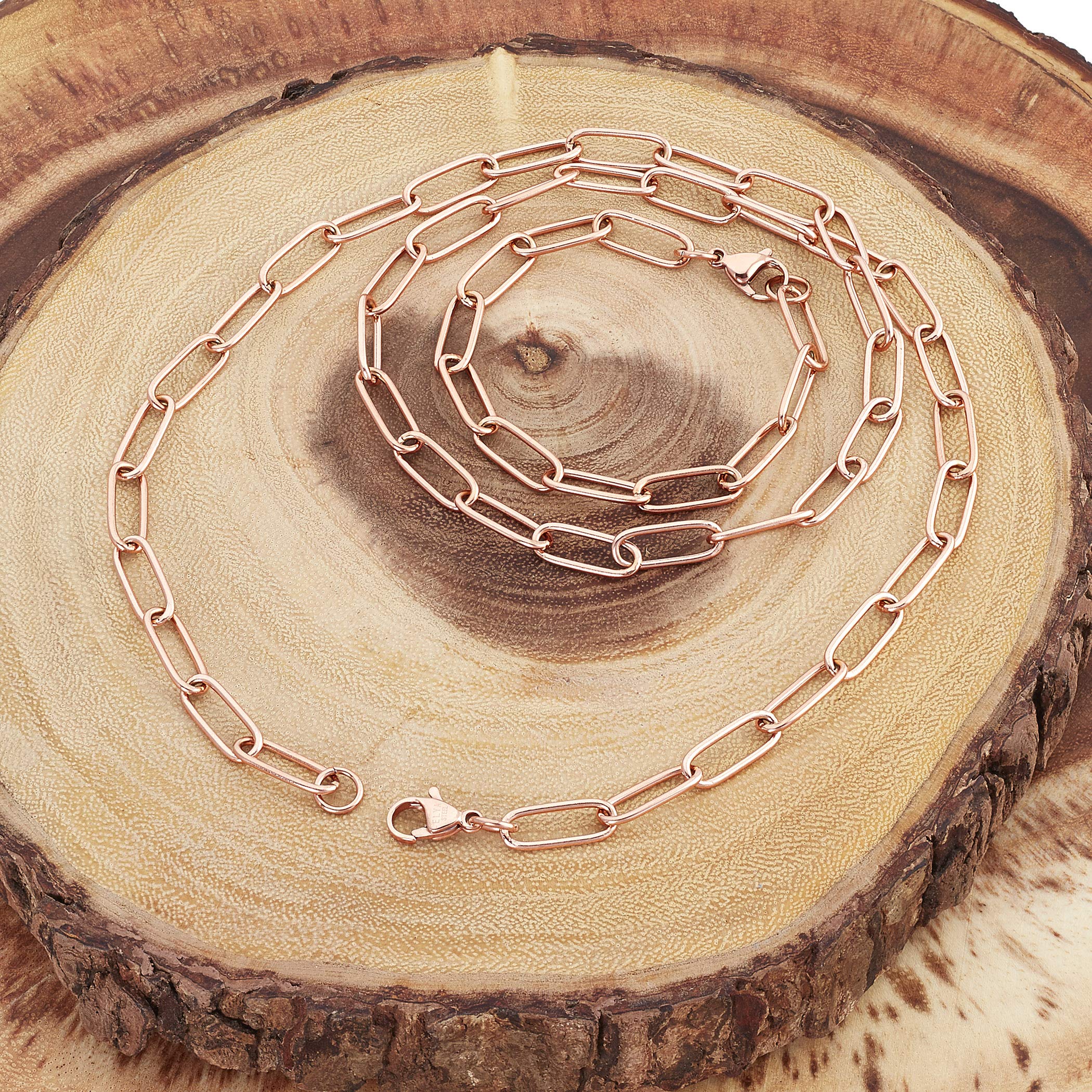 Foto 5 pulgar | Conjunto De Joyas West Coast Paperclip, Collar Y Pulsera - Venta Internacional.