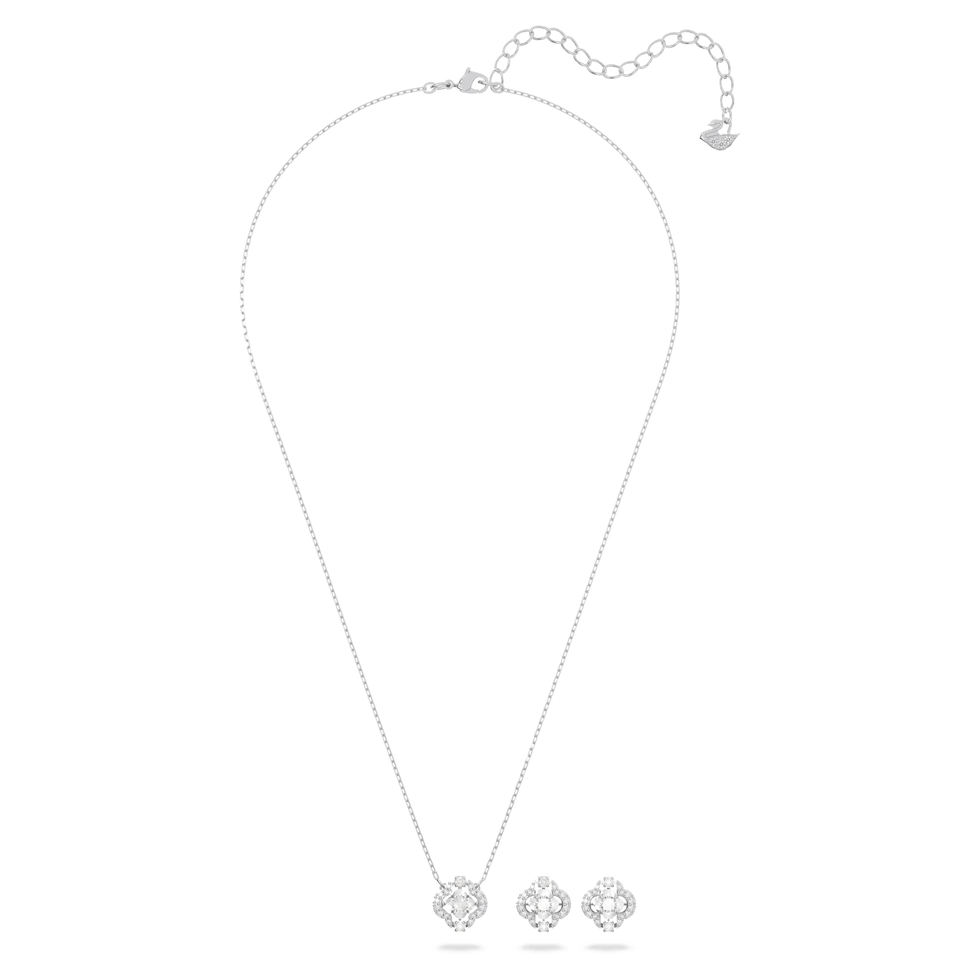 Foto 2 | Set De Joyas Swarovski Sparkling Dance Con Collar Y Pendientes - Venta Internacional.