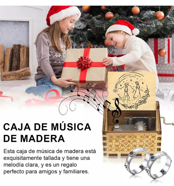 Foto 4 pulgar | Xtellar Set Musical Coleccionable Inspirado En Castillo Ambulante Con Joyería De Pareja