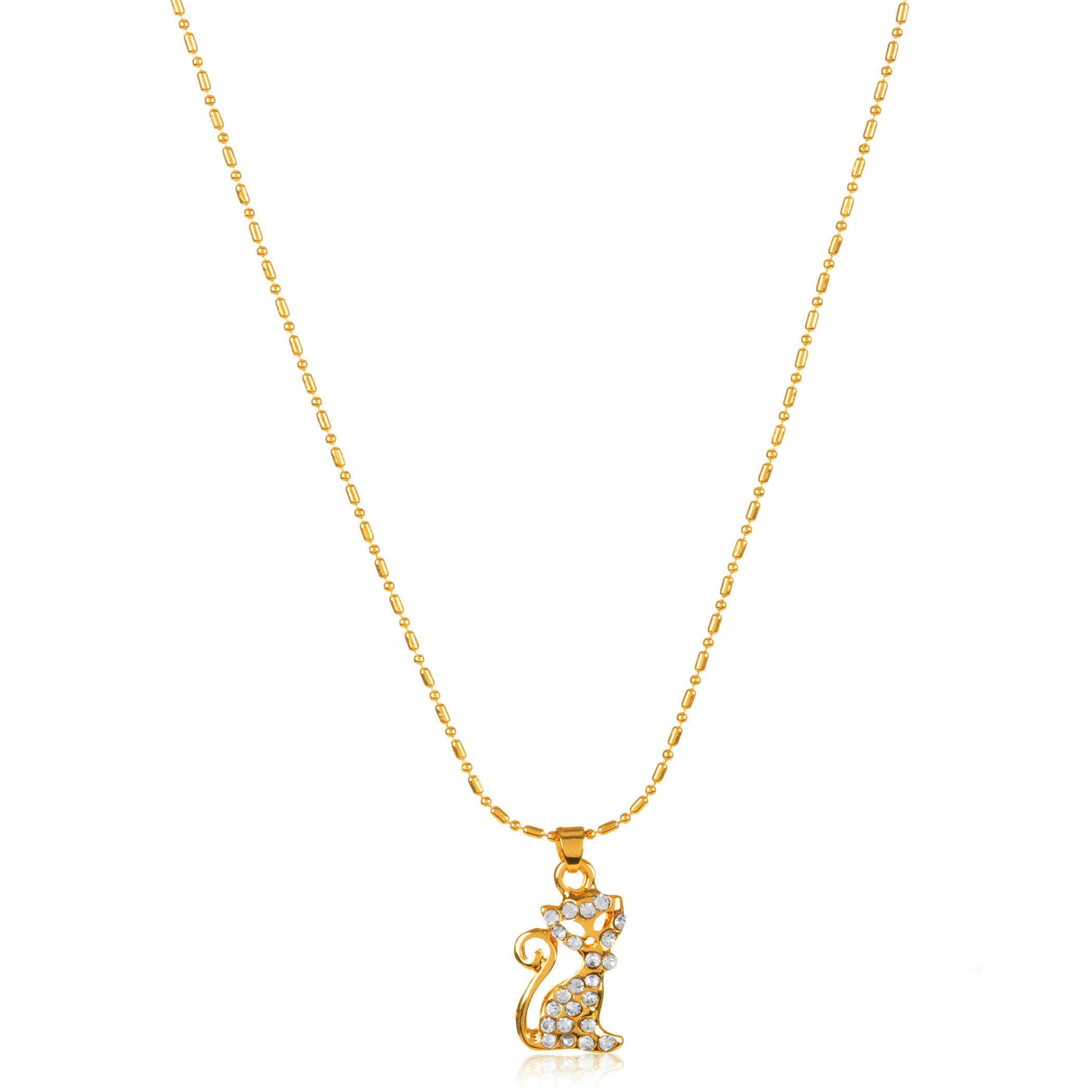 Foto 4 pulgar | Conjunto De Joyas, Collar Y Pendientes Elya Crystal Studed Cat - Venta Internacional.