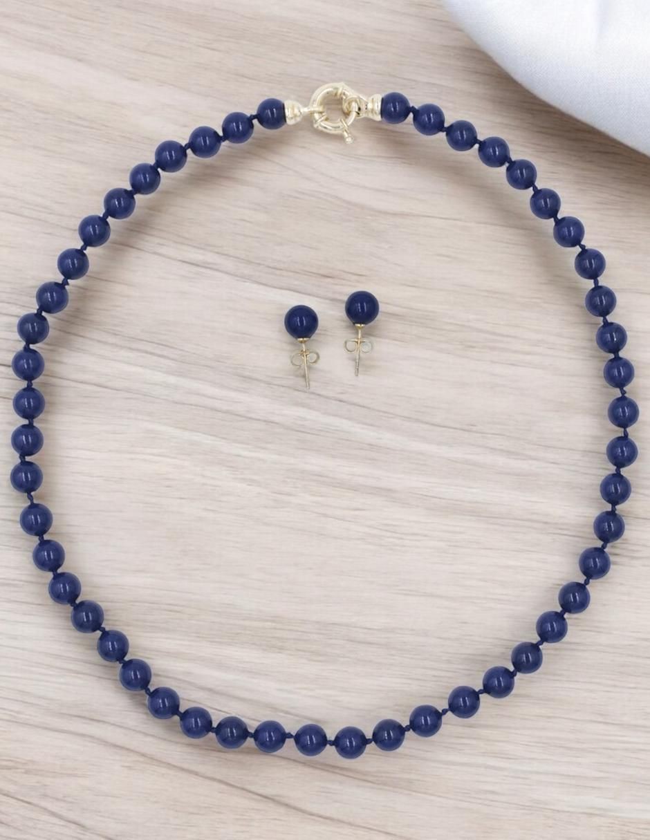Foto 5 pulgar | Juego Collar Y Aretes Perla De Mallorca Arette