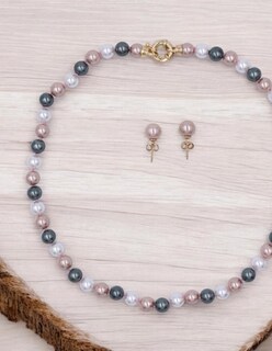 Foto 4 | Juego Collar Y Aretes Perla De Mallorca Arette