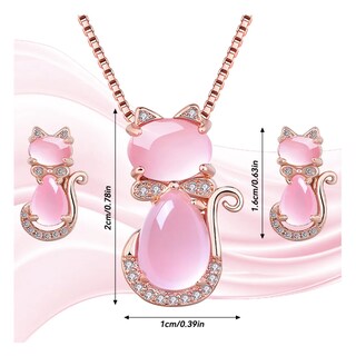 Foto 2 | Rosas Flores Eternas Artificiale +collar De Gato Rosa Belug