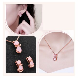 Foto 4 | Rosas Flores Eternas Artificiale +collar De Gato Rosa Belug