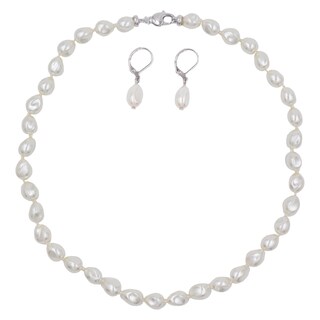 Foto 1 | Collar Y Aretes De Perla De Mallorca Piñon
