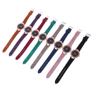 Foto 4 | Reloj Huoguo Casual De Cuarzo Para Mujer Con Correa De Piel - Venta Internacional.