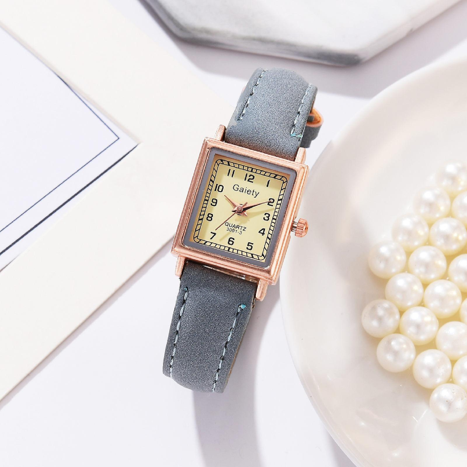 Foto 3 pulgar | Reloj Huoguo  Correa De Poliuretano De Lujo Para Mujer Y Mujer  Borde En Oro Rosa - Venta Internacional.