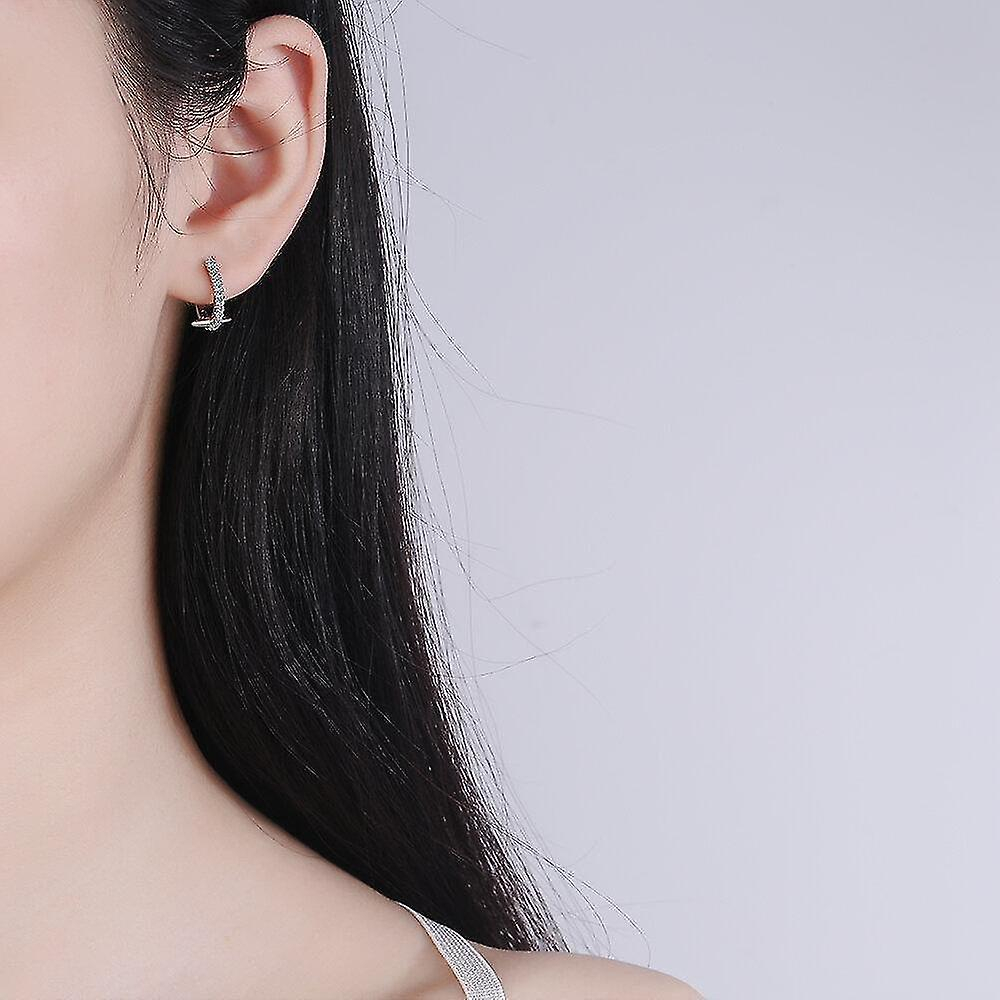 Foto 4 pulgar | Pendientes Huoguo  Joyería Moderna De Cobre Para Mujer (2 Unidades) - Venta Internacional.