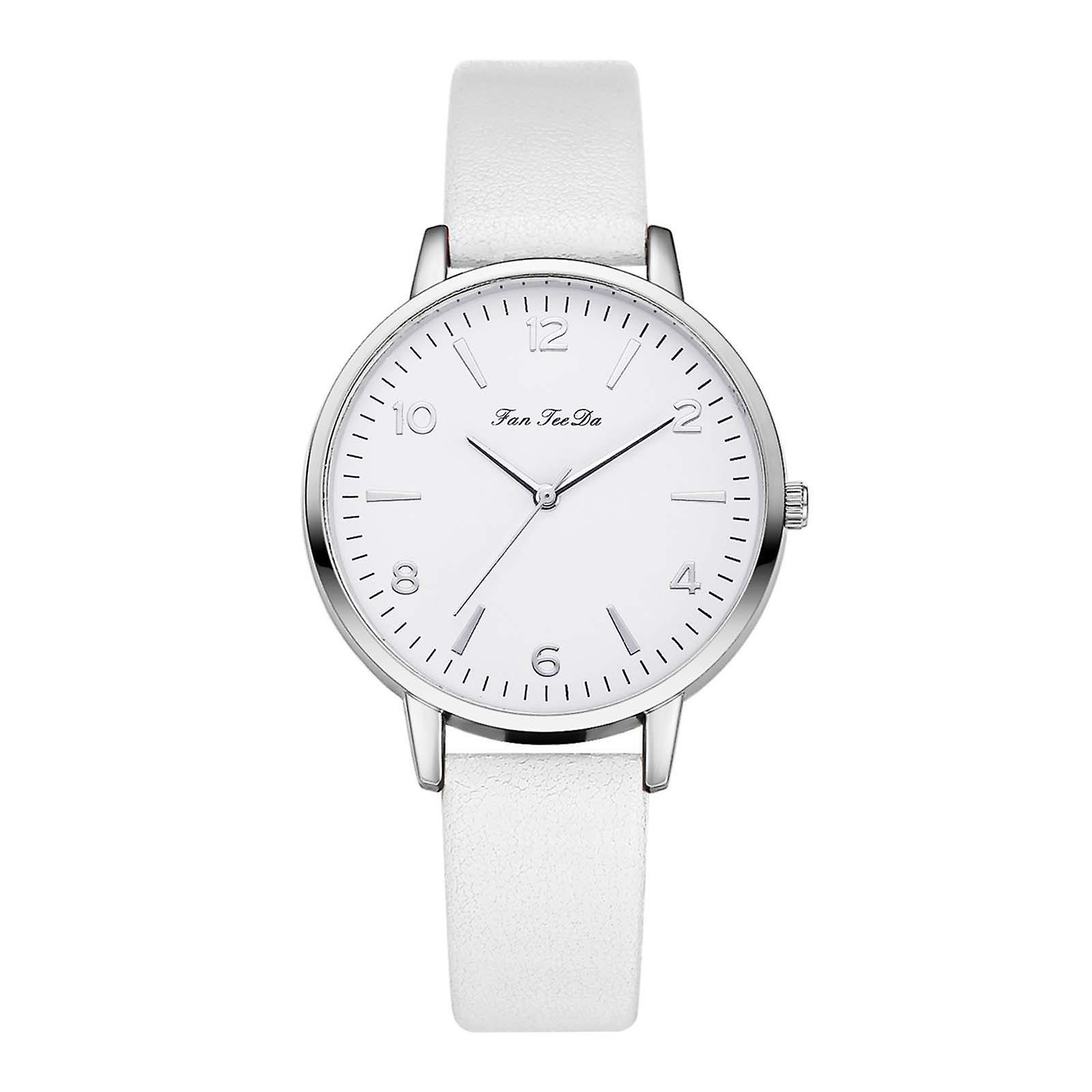 Foto 2 pulgar | Reloj Huoguo: Correa De Piel Elegante Y Minimalista Para Mujer - Venta Internacional.