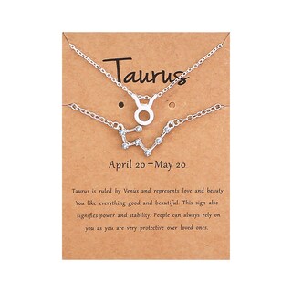 Foto 1 | Conjunto De Joyas Collar Con Doce Constelaciones Y Pulsera De Diamantes - Venta Internacional.