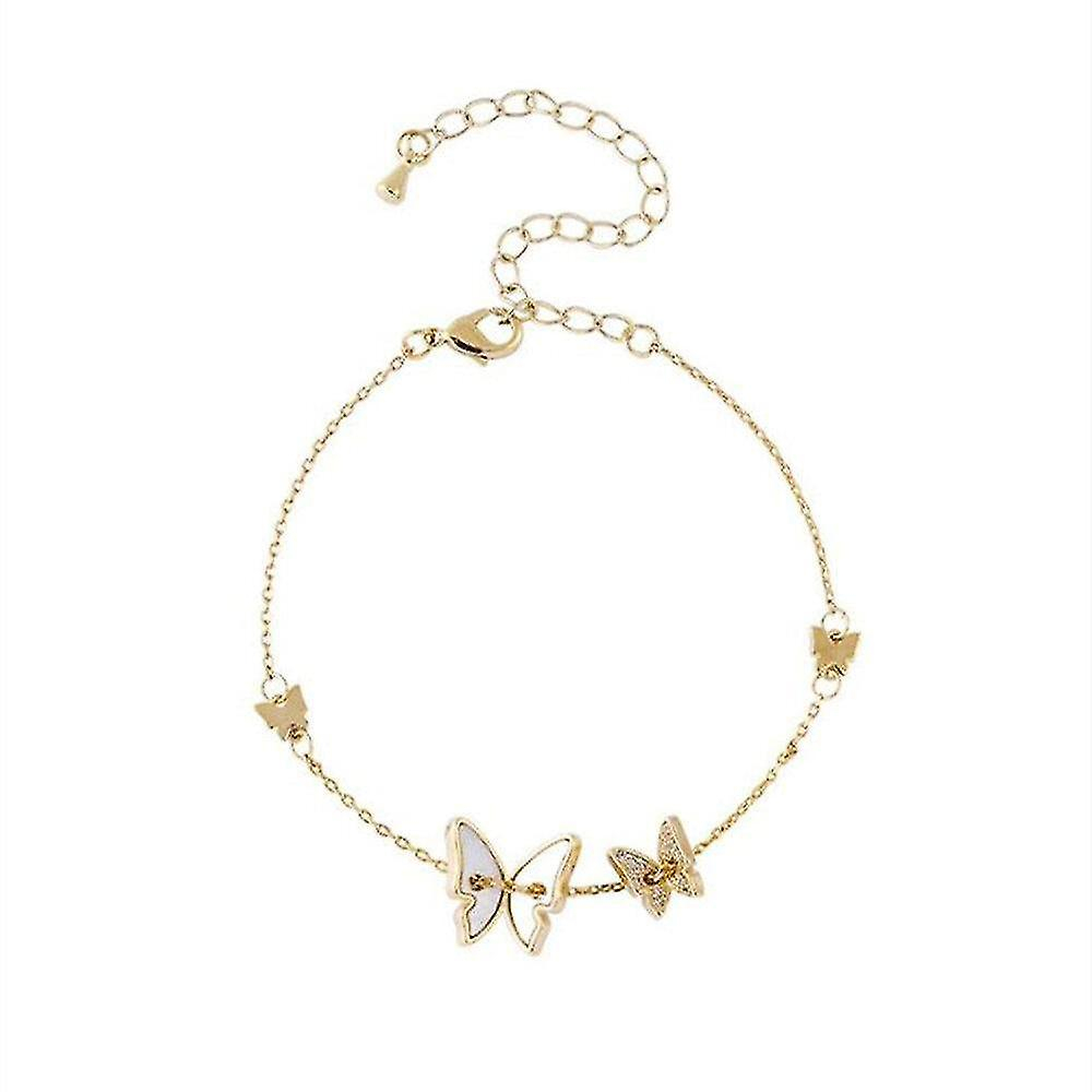 Foto 2 pulgar | Pulseras Doradas Con Mariposas Para Bodas De Mujer - Venta Internacional.