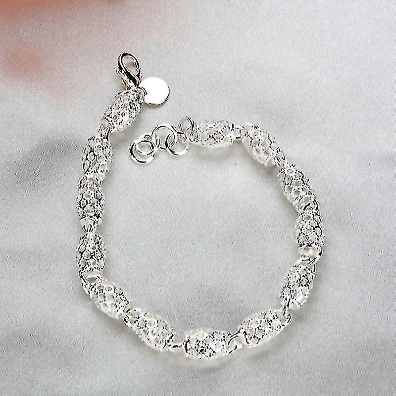Foto 2 pulgar | Pulsera De Plata De Ley 925  Creativa Y Moderna  Para Parejas De Novios - Venta Internacional.