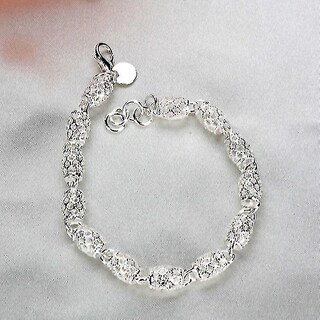Foto 1 | Pulsera De Plata De Ley 925 Creativa Y Moderna Para Parejas De Novios - Venta Internacional.
