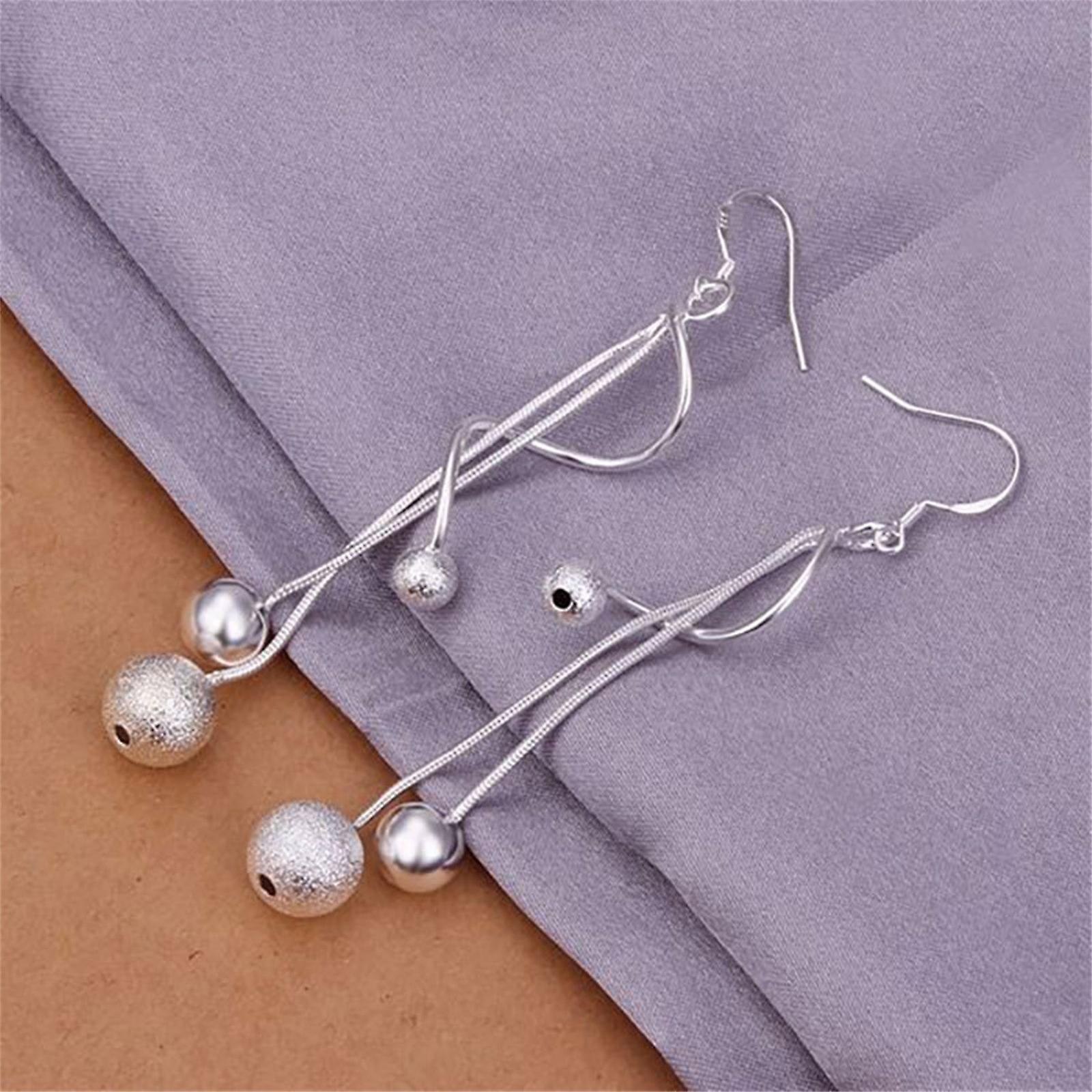 Foto 6 pulgar | Pendientes Huoguo  Largos Y Ligeros  Con Forma De Gota  A La Moda Para Mujer - Venta Internacional.