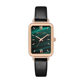 Foto 1 | Reloj Huoguo Ligero Lujoso Retro Verde Malaquita Cuadrado Para Mujer - Venta Internacional.