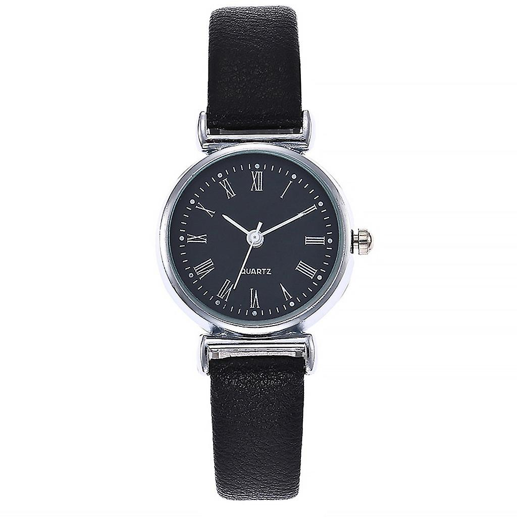 Foto 2 pulgar | Reloj Huoguo  Correa De Piel Con Números Arábigos A La Moda Para Mujer - Venta Internacional.