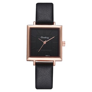 Foto 2 | Reloj De Pulsera Huoguo Fashion Para Mujer Piel De Cuarzo Y Acero Inoxidable - Venta Internacional.