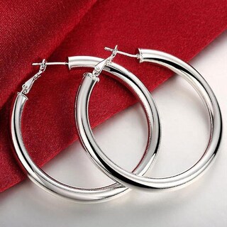 Foto 2 | Pendientes Huoguo De Aro Grande De Cobre Para Mujer (3 Unidades) - Venta Internacional.