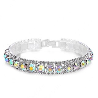 Foto 2 | Pulseras Con Cadena Y Brazaletes Joyería Huoguo Para Mujer Color Azul Cielo - Venta Internacional.