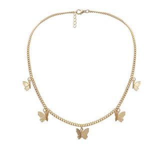 Foto 1 | Colgante Huoguo De Metal Con Borla En Forma De Mariposa Para Mujer - Venta Internacional.
