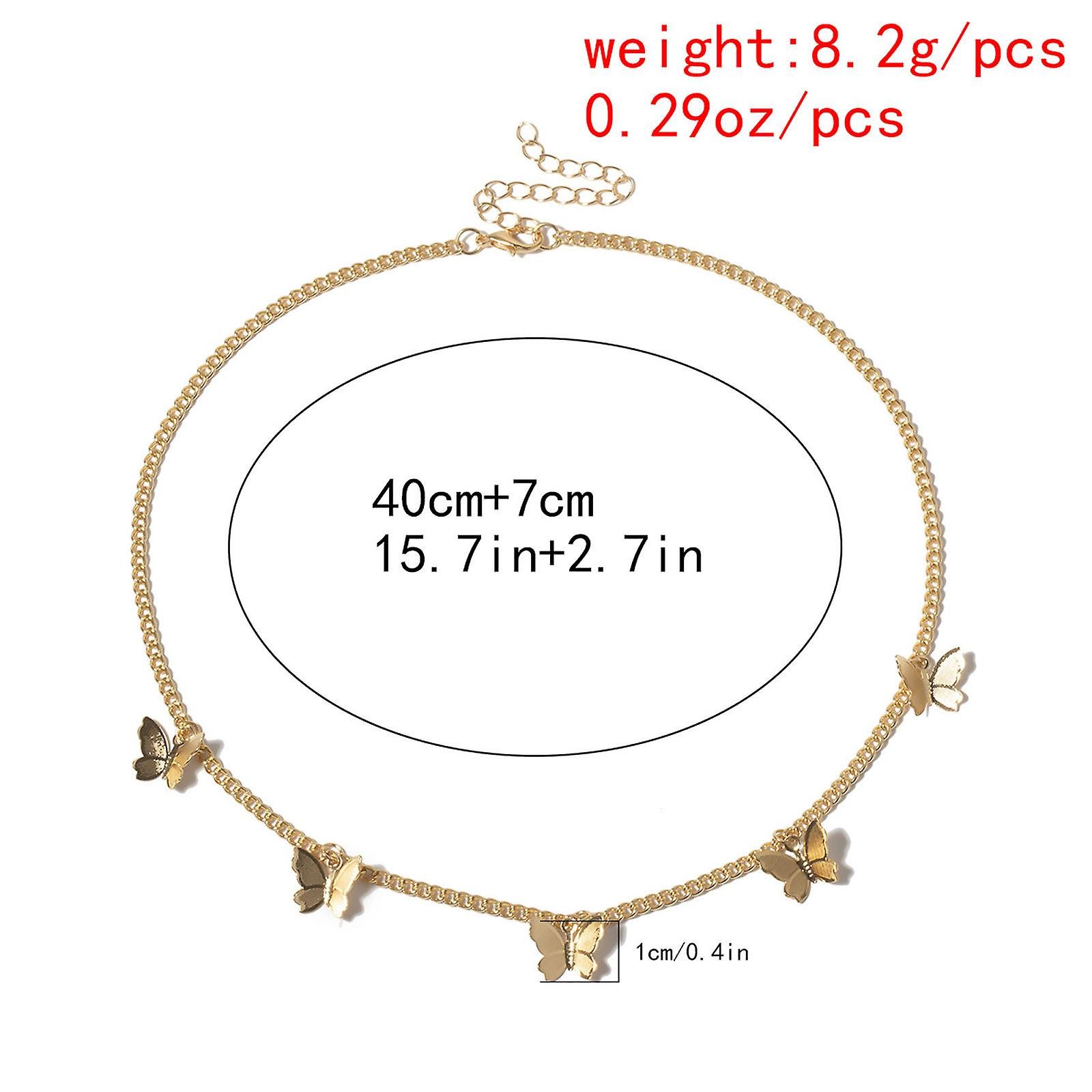 Foto 5 | Colgante Huoguo De Metal Con Borla En Forma De Mariposa Para Mujer - Venta Internacional.