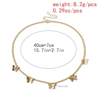 Foto 5 | Colgante Huoguo De Metal Con Borla En Forma De Mariposa Para Mujer - Venta Internacional.