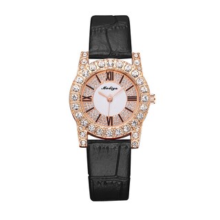 Foto 1 | Reloj Huoguo Fashion Con Diamantes De Imitación De Piel Sintética Para Mujer - Venta Internacional.
