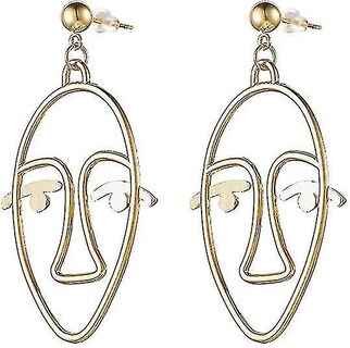 Foto 1 | Pendientes Mookoo Vintage Dorados Llamativos Colgantes Para Niñas - Venta Internacional.