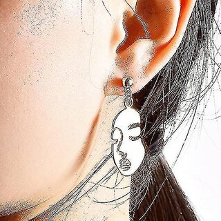 Foto 2 | Pendientes Mookoo Vintage Dorados Llamativos Colgantes Para Niñas - Venta Internacional.
