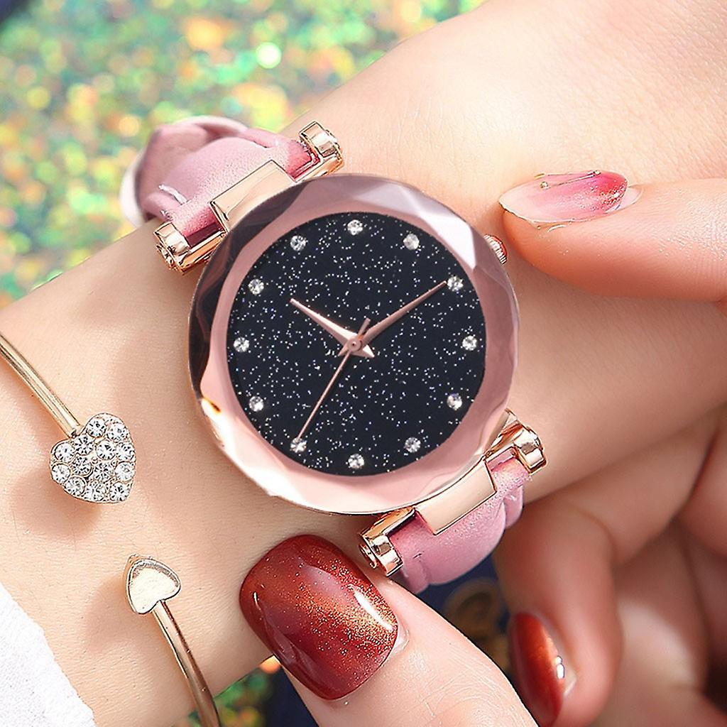 Foto 3 pulgar | Reloj Huoguo  Casual  De Cuarzo  Para Mujer  Con Correa De Piel - Venta Internacional.