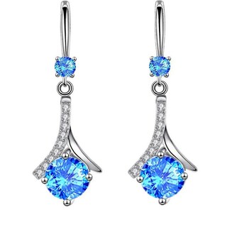 Foto 1 | Pendientes Huoguo De Cobre Con Forma De Gota De Agua Con Forma De Gota De Agua Con Forma De Gancho P - Venta Internac