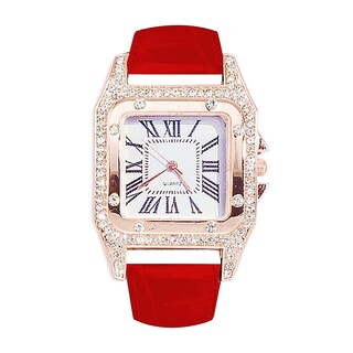 Foto 1 | Set De Relojes Huoguo Flowers Para Mujer Piel Y Cuarzo Caja De 31 Mm - Venta Internacional.