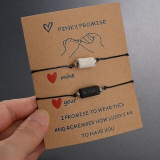 Foto 2 | Pulsera Diy Con Dijes Para Amistad Piedra Volcánica - Venta Internacional.