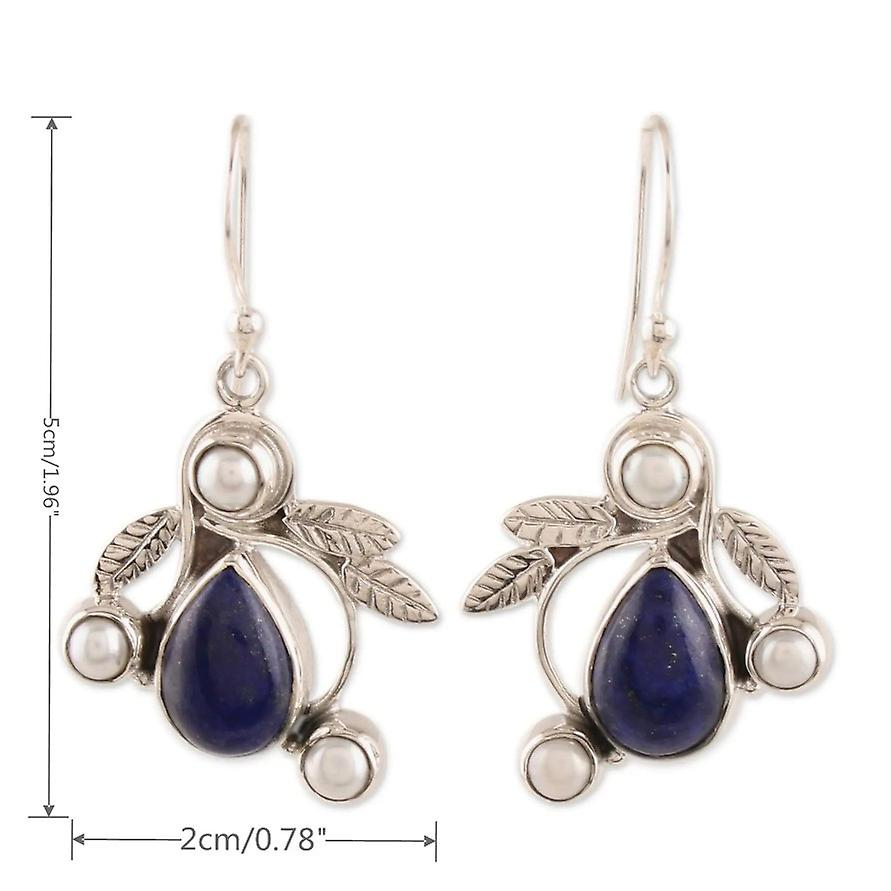 Foto 4 pulgar | Pendientes Huoguo Fashion De Aleación De Circonio Azul Con Incrustaciones Para Mujer - Venta Internacional.