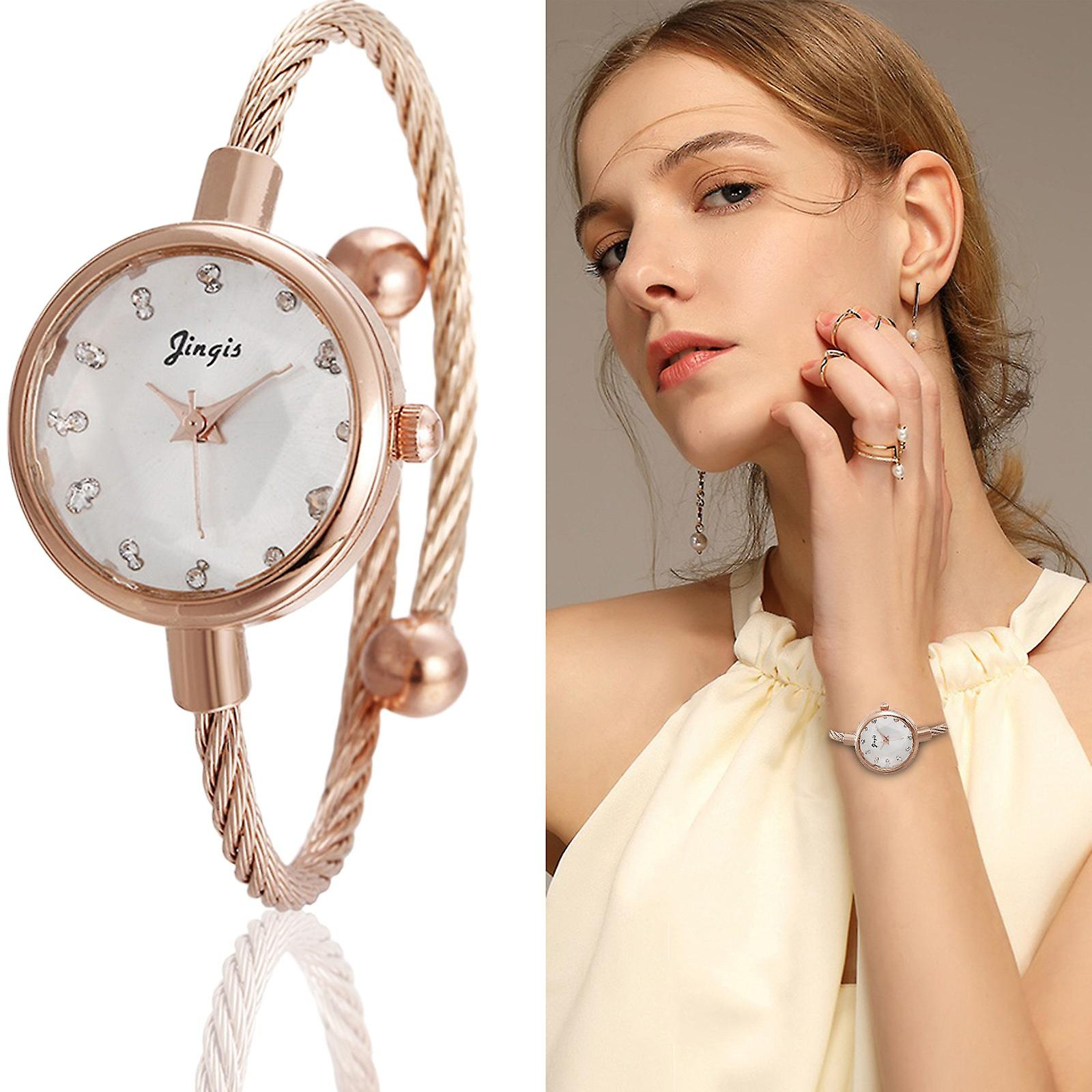 Foto 2 | Reloj Huoguo Exquisita Pulsera De Moda De Cuarzo Para Mujer - Venta Internacional.
