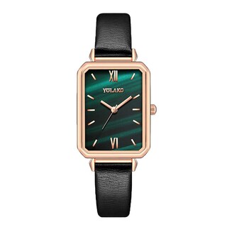 Foto 1 | Reloj Huoguo Estampado De Moda Para Mujer Rectangular Verde - Venta Internacional.