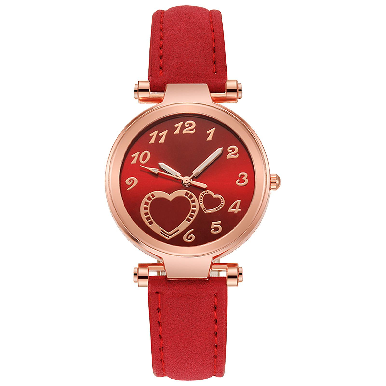 Foto 2 pulgar | Reloj De Pulsera Huoguo Fashion Para Mujer  Cristal Dorado  Acero Inoxidable - Venta Internacional.