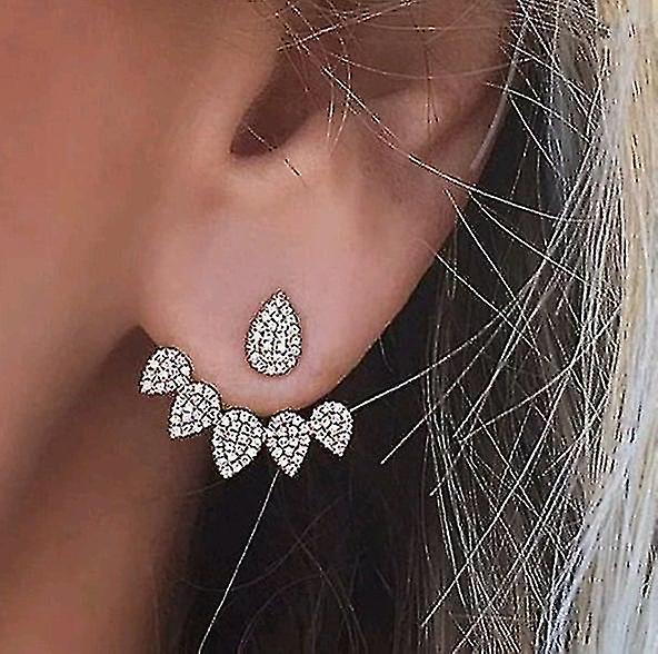 Foto 2 pulgar | Pendientes Huoguo Fashion Para Mujer Chapados En Oro Rosa - Venta Internacional.