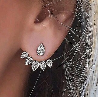 Foto 1 | Pendientes Huoguo Fashion Para Mujer Chapados En Oro Rosa - Venta Internacional.