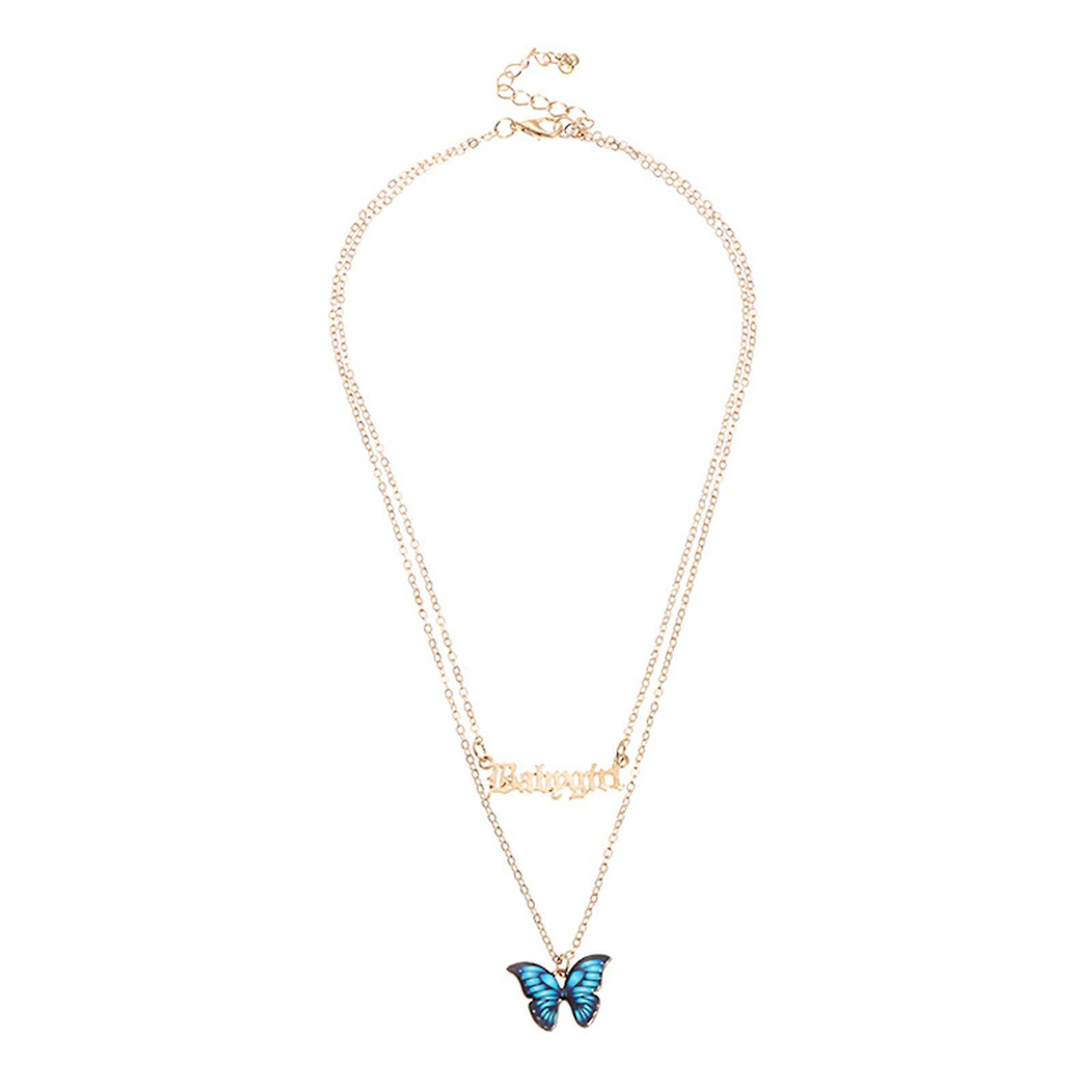 Foto 2 pulgar | Collar Con Colgante De Mariposa Huoguo  Joyería De Moda - Venta Internacional.
