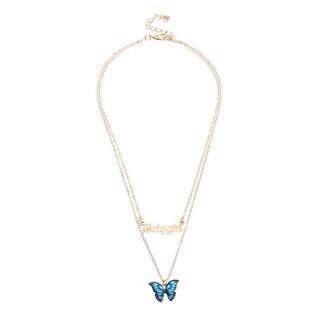 Foto 1 | Collar Con Colgante De Mariposa Huoguo Joyería De Moda - Venta Internacional.
