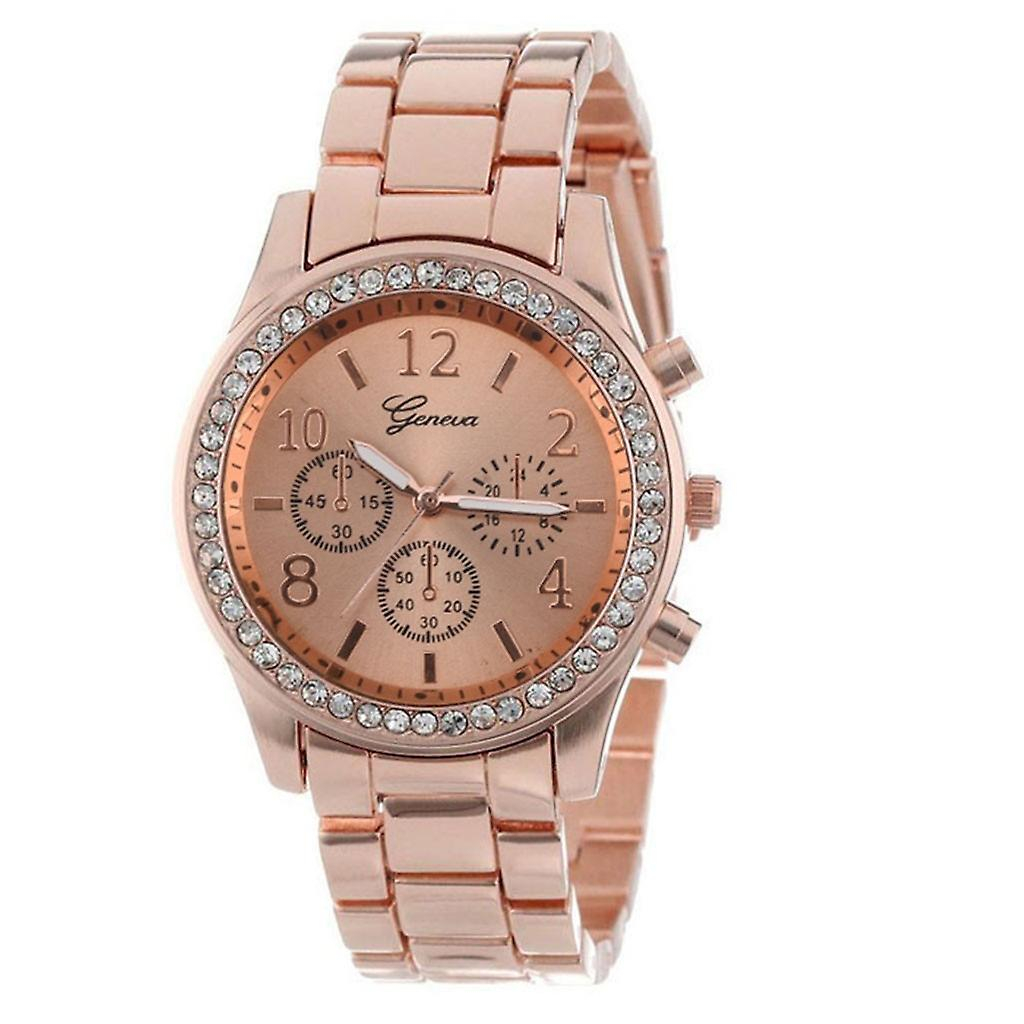 Foto 2 pulgar | Reloj Huoguo Faux Chronograph Quartz Classic Para Mujer - Venta Internacional.